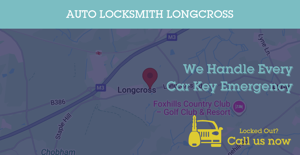 Auto Locksmith Services in Longcross - KT postcode